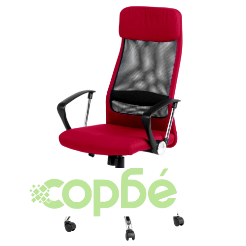 Офис стол за президент Comfortino 6183 в бургунди ➤ топ цена ➤ sorbe.bg