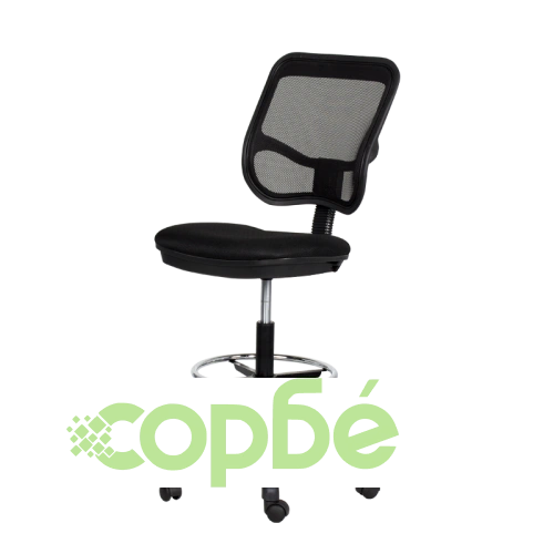 Черен офис стол Comfortino 7552 с висока облегалка ➤ топ цена ➤ sorbe.bg