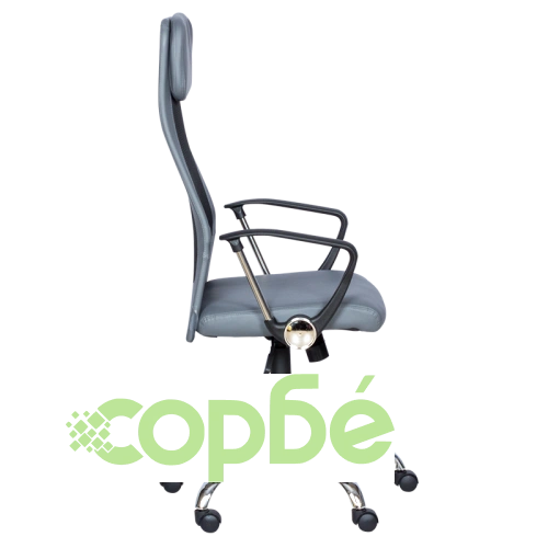 Офис стол Comfortino 6184 M - Президентски модел в сиво ➤ топ цена ➤ sorbe.bg