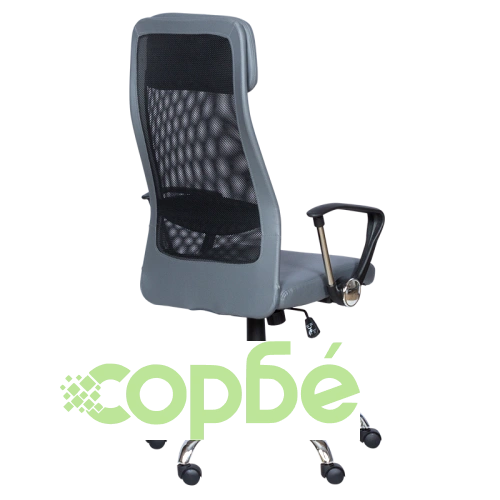 Офис стол Comfortino 6184 M - Президентски модел в сиво ➤ топ цена ➤ sorbe.bg