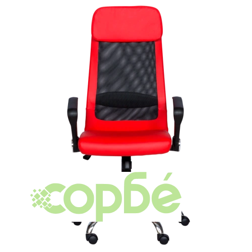 Комфортен президентски стол Comfortino 6184 M в червен цвят ➤ топ цена ➤ sorbe.bg