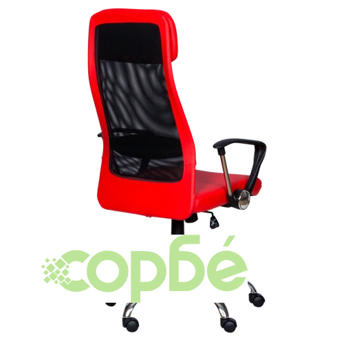 Комфортен президентски стол Comfortino 6184 M в червен цвят ➤ топ цена ➤ sorbe.bg