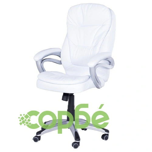 Президентски офис стол Comfortino 6156 - бял ➤ топ цена ➤ sorbe.bg