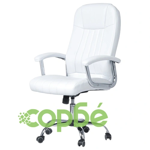 Президентски офис стол Comfortino 6181 - бял ➤ топ цена ➤ sorbe.bg