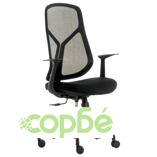 Черен офис стол Comfortino 7900 за работа ➤ топ цена ➤ sorbe.bg