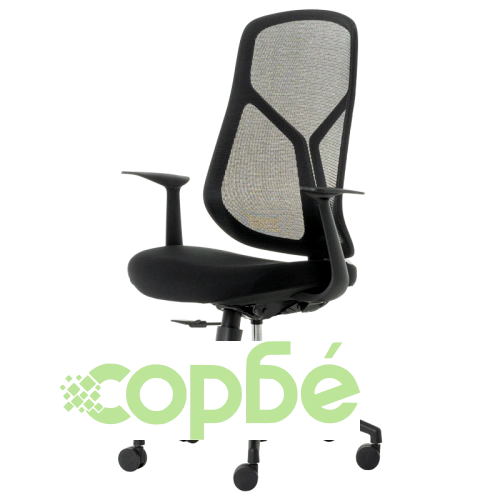 Черен офис стол Comfortino 7900 за работа ➤ топ цена ➤ sorbe.bg