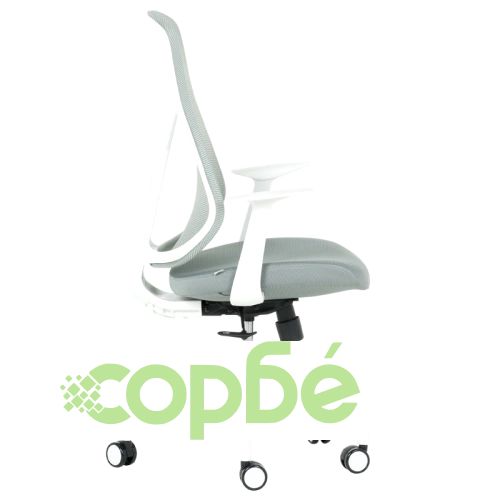 Зелен офис стол Comfortino 7900 W с бяла рамка ➤ топ цена ➤ sorbe.bg