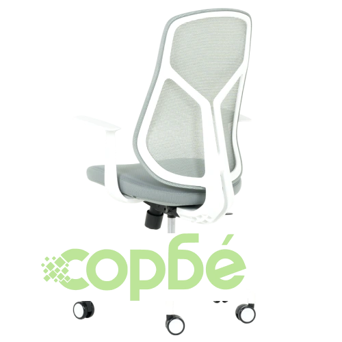 Зелен офис стол Comfortino 7900 W с бяла рамка ➤ топ цена ➤ sorbe.bg