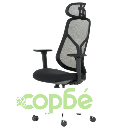 Ергономичен офис стол Comfortino 7901 в черно ➤ топ цена ➤ sorbe.bg