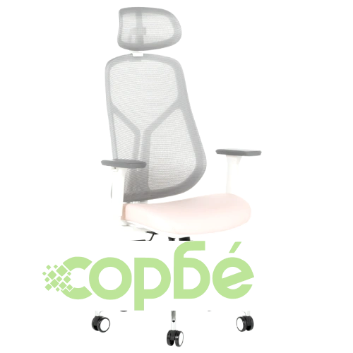 Ергономичен стол Comfortino 7901 в сиво-розов цвят ➤ топ цена ➤ sorbe.bg