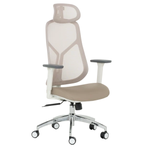 Ергономичен стол от еко кожа Comfortino 7901 W - кафяв