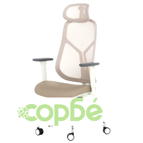 Ергономичен стол от еко кожа Comfortino 7901 W - кафяв ➤ топ цена ➤ sorbe.bg