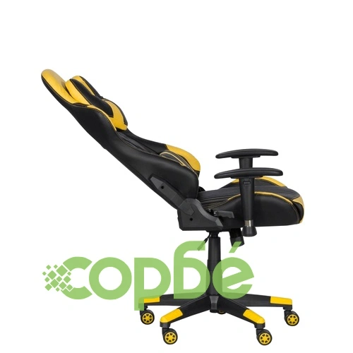 Геймърски стол Comfortino 6193 - черен - жълт ➤ топ цена ➤ sorbe.bg