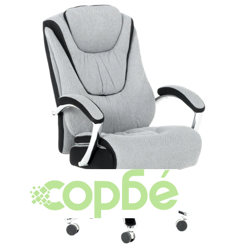 Елегантен Президентски Стол Comfortino 6201 в Сиво ➤ топ цена ➤ sorbe.bg