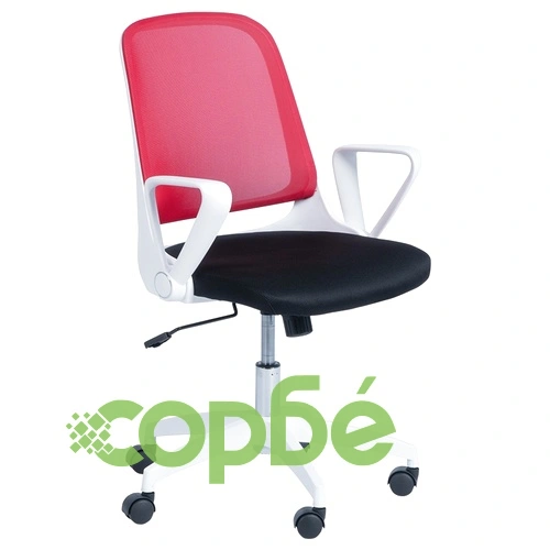 Работен офис стол Comfortino 7033 - червено - черен ➤ топ цена ➤ sorbe.bg