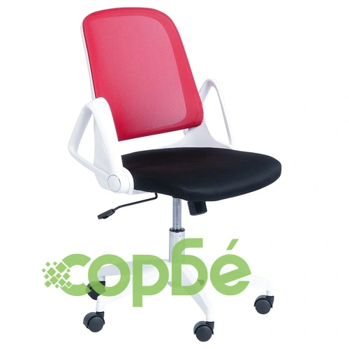 Работен офис стол Comfortino 7033 - червено - черен ➤ топ цена ➤ sorbe.bg