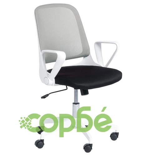 Работен офис стол Comfortino 7033 - светло сиво - черен  ➤ топ цена ➤ sorbe.bg