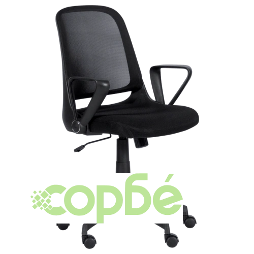 Черен офис стол Comfortino 7033 ➤ топ цена ➤ sorbe.bg