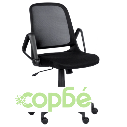 Черен офис стол Comfortino 7033 ➤ топ цена ➤ sorbe.bg