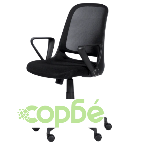 Черен офис стол Comfortino 7033 ➤ топ цена ➤ sorbe.bg