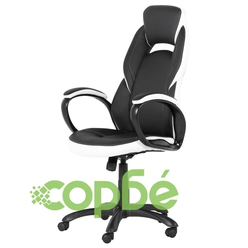 Геймърски стол Comfortino 7511 - черно-бял ➤ топ цена ➤ sorbe.bg