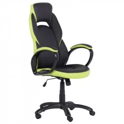Геймърски стол Comfortino 7511 - черно-зелен