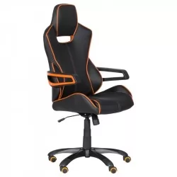 Геймърски стол Comfortino 7513 - черно-оранжев