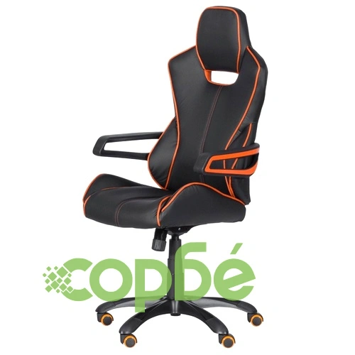 Геймърски стол Comfortino 7513 - черно-оранжев ➤ топ цена ➤ sorbe.bg