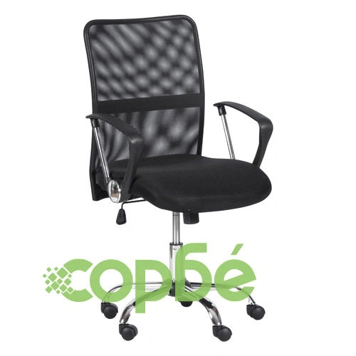 Работен офис стол Comfortino 6591-1 - черен ➤ топ цена ➤ sorbe.bg