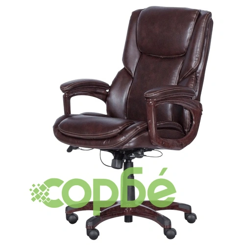 Президентски офис стол Comfortino 5025 - тъмнокафяв ➤ топ цена ➤ sorbe.bg