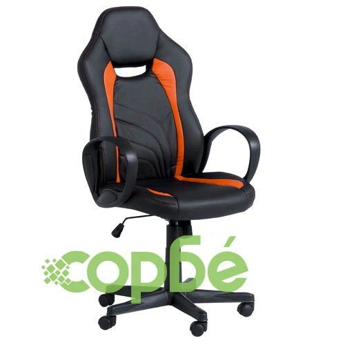 Геймърски стол Comfortino 7525 - черно-оранжев ➤ топ цена ➤ sorbe.bg