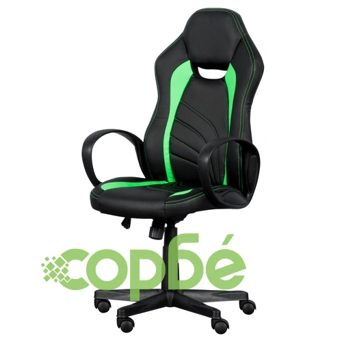 Геймърски стол Comfortino 7525 - черно-зелен ➤ топ цена ➤ sorbe.bg