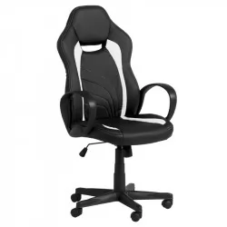Геймърски стол Comfortino 7525 - черно-бял