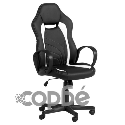 Геймърски стол Comfortino 7525 - черно-бял ➤ топ цена ➤ sorbe.bg