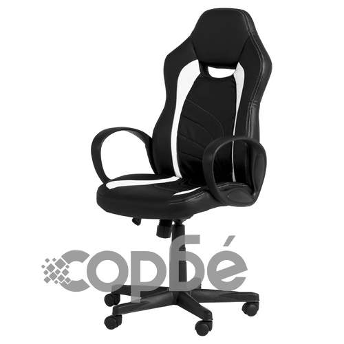 Геймърски стол Comfortino 7525 - черно-бял ➤ топ цена ➤ sorbe.bg