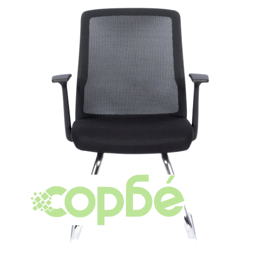 Черен Посетителски Стол Comfortino 6006 ➤ топ цена ➤ sorbe.bg