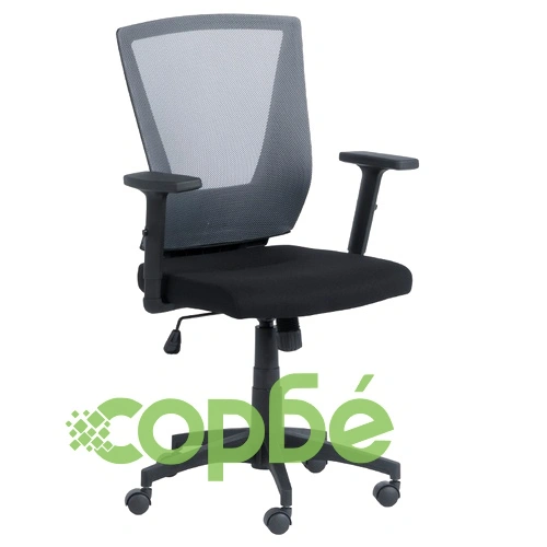 Работен офис стол Comfortino 7039 - черен - сив ➤ топ цена ➤ sorbe.bg