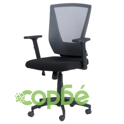 Работен офис стол Comfortino 7039 - черен - сив ➤ топ цена ➤ sorbe.bg