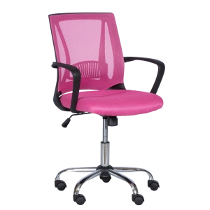 Работен офис стол Comfortino 7040 в розов цвят