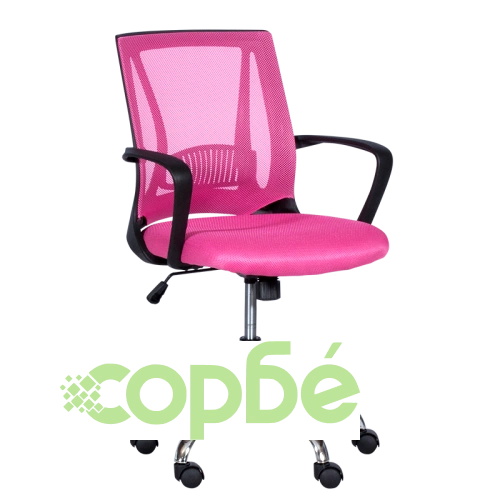 Работен офис стол Comfortino 7040 в розов цвят ➤ топ цена ➤ sorbe.bg