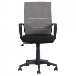 Работен офис стол Comfortino 7041 - черен - сив