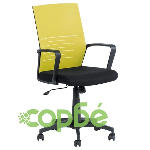 Работен офис стол Comfortino 7041 - черен - зелен ➤ топ цена ➤ sorbe.bg