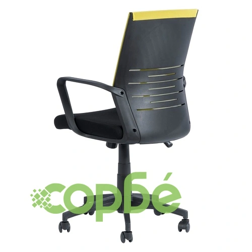 Работен офис стол Comfortino 7041 - черен - зелен ➤ топ цена ➤ sorbe.bg