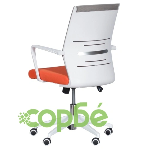 Работен офис стол Comfortino 7044 - сив-оранжев ➤ топ цена ➤ sorbe.bg