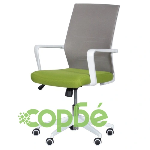 Работен офис стол Comfortino 7044 - сив-зелен ➤ топ цена ➤ sorbe.bg