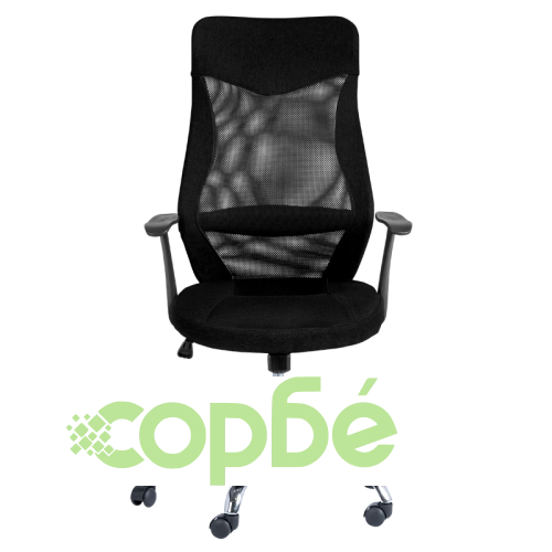 Офис Стол Comfortino 7528 M - Президентски стил, черен ➤ топ цена ➤ sorbe.bg