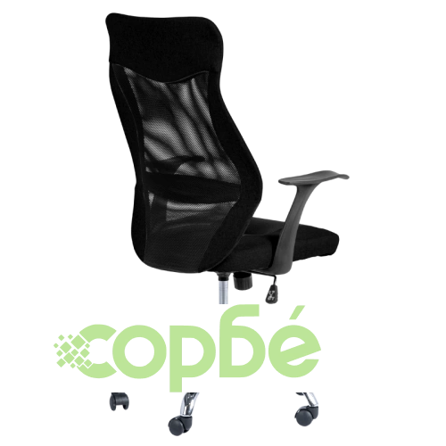 Офис Стол Comfortino 7528 M - Президентски стил, черен ➤ топ цена ➤ sorbe.bg