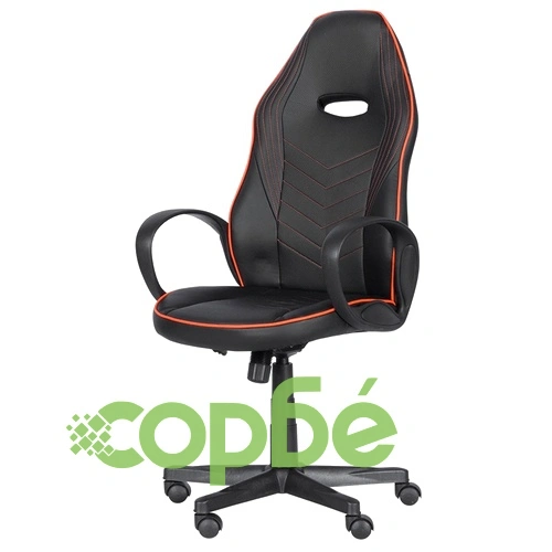 Геймърски стол Comfortino 7530 - черно - оранжев ➤ топ цена ➤ sorbe.bg