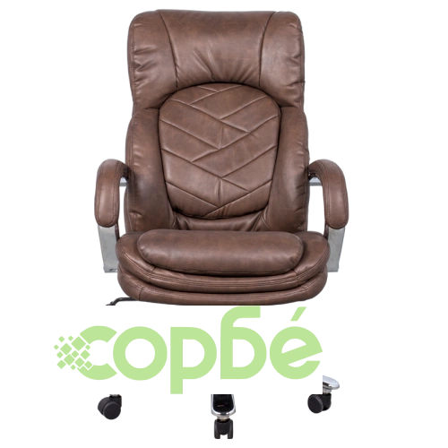 Офис стол Comfortino 6100 - Кафяв, Президентски модел ➤ топ цена ➤ sorbe.bg