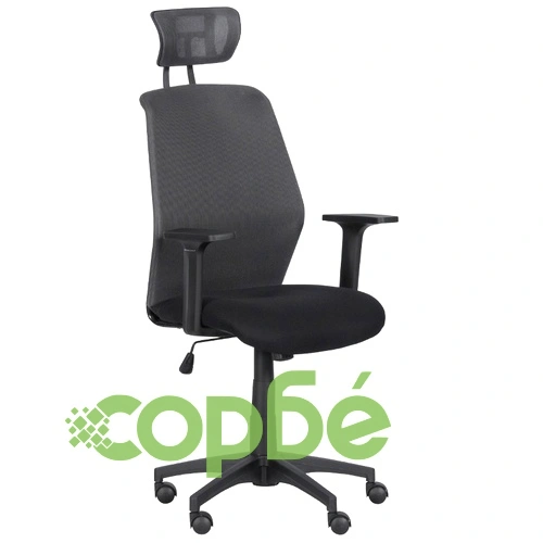 Президентски офис стол Comfortino 7535 - тъмносив - черен ➤ топ цена ➤ sorbe.bg